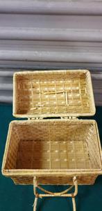 rieten mandje met klep, Ophalen of Verzenden, 'T Olde Gre-j, Info@toldegrej.nl, Endepoelstraat 20f Didam