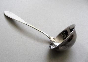Art deco verzilverde opscheplepel, WMF 90-8 beschikbaar voor biedingen