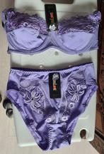 Nieuw, lila set ondergoed, mt 42 c / 95 c. Bh 95 c. Slip xl, Kleding | Dames, Ophalen of Verzenden, Paars, BH
