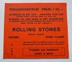 Rolling Stones 1976, Tickets en Kaartjes