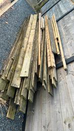 Planken Douglas en balken, Tuin en Terras, Palen, Balken en Planken, 250 cm of meer, Gebruikt, Hardhout, Balken