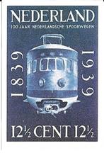 Ansichtkaart	Postzegel 	100 jaar Nederlandsche Spoorwegen	19, Verzamelen, 1960 tot 1980, Ongelopen, Voertuig, Verzenden