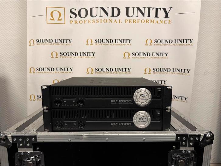 Peavey PV2600 2x900W/4ohm, Audio, Tv en Foto, Luidsprekers, Zo goed als nieuw, Front, Rear of Stereo speakers, 120 watt of meer