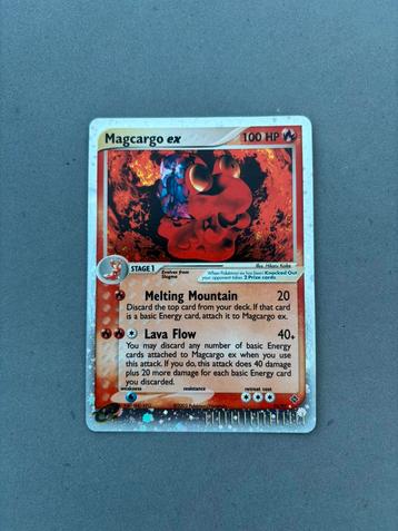 Magcargo EX 95 Pokemon Dragon beschikbaar voor biedingen