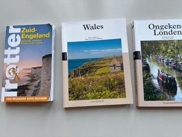 3 Reisboeken Zuid-Engeland/Wales/Londen beschikbaar voor biedingen