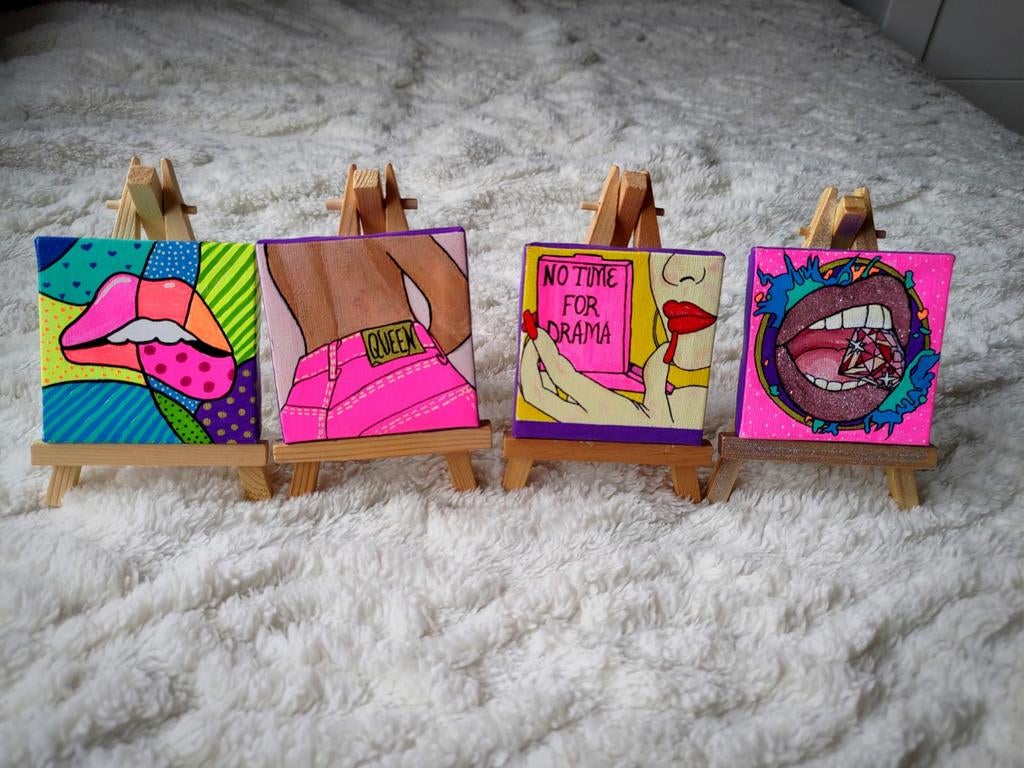 Mini Neon Kunstwerk - Van Gogh Acryl #1, Ophalen of Verzenden