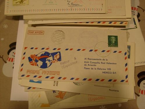 No5851 KLM Amsterdam Mexico 24-10-1952 Zoekt u jaargangen 1, Postzegels en Munten, Postzegels | Eerstedagenveloppen, Onbeschreven