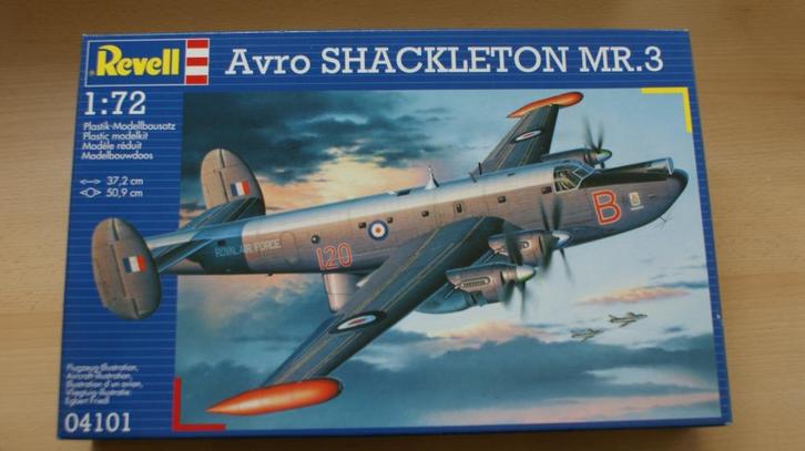 Revell	AVRO	Shakelton Mk.3	schaal 1:72, Hobby en Vrije tijd, Modelbouw | Vliegtuigen en Helikopters, Nieuw, Vliegtuig, 1:72 tot 1:144