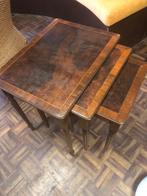 Mimi set - Vintage van 3 bijzettafels, Huis en Inrichting, Tafels | Bijzettafels, Ophalen, Minder dan 45 cm, Minder dan 55 cm