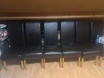 Stoelen, Huis en Inrichting, Stoelen, Ophalen, Gebruikt, Zwart, Leer
