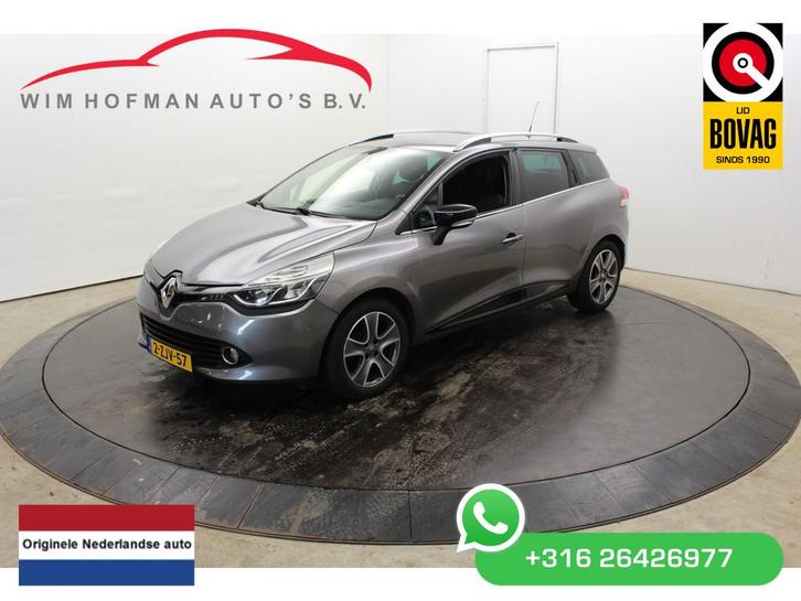 Renault Clio Estate 0.9 TCe Night&Day Trekhaak Navi Parkeer, Auto's, Renault, Bedrijf, Te koop, Clio, ABS, Airbags, Airconditioning