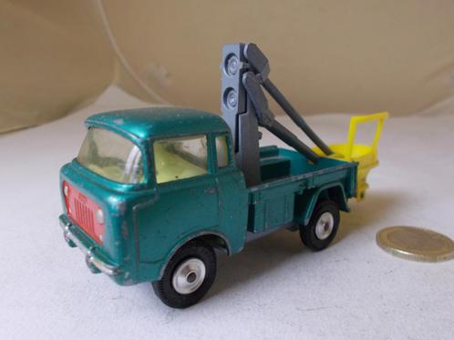 1965 Corgi Toys 478 JEEP HYDRAULIC TOWER WAGON (Opknapper!), Hobby en Vrije tijd, Modelauto's | 1:43, Gebruikt, Bus of Vrachtwagen