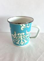 Golden Rabbit emaille beker by Laura Fair Damask collectie, Ophalen