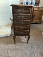 Oud eiken kastje, Ophalen