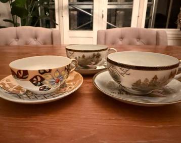 Chinees Porselein Theekopjes Set beschikbaar voor biedingen