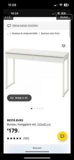Bureau ikea, Huis en Inrichting, Tafels | Sidetables, Ophalen, Zo goed als nieuw, 25 tot 50 cm, Rechthoekig