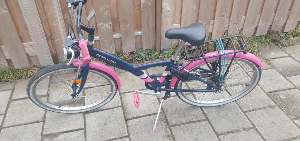 B'twin 24 inch kinderfiets 6V, Ophalen, Versnellingen, BTWIN, Gebruikt
