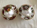 21 DELIG ROYAL ALBERT SERVIES CELEBRATION / OLD COUTRY ROSES, Antiek en Kunst, Ophalen