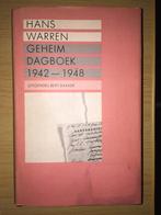 Hans Warren, Geheim dagboek, 1942-1948, Ophalen of Verzenden, Gelezen, Hans Warren