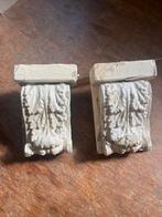 grachtenpand gevel ornamenten, consoles (set van 2), Ophalen of Verzenden, Gebruikt