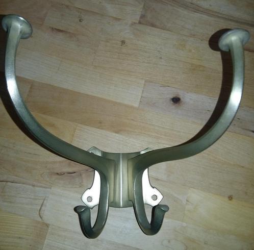Art Deco Wandkapstok, Huis en Inrichting, Woonaccessoires | Kapstokken, Gebruikt, Wandkapstok, Minder dan 100 cm, Metaal, Ophalen of Verzenden