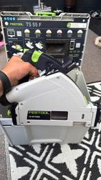 Festool invzalzaag  TS 55 FEBQ plus, Invalzaag, Ophalen of Verzenden, Zo goed als nieuw, 30 tot 70 mm