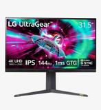 LG UltraGear 32GR93U 32” LED IPS HDR 4K 144Hz 1ms - Geseald, Computers en Software, Monitoren, IPS, 101 t/m 150 Hz, In hoogte verstelbaar
