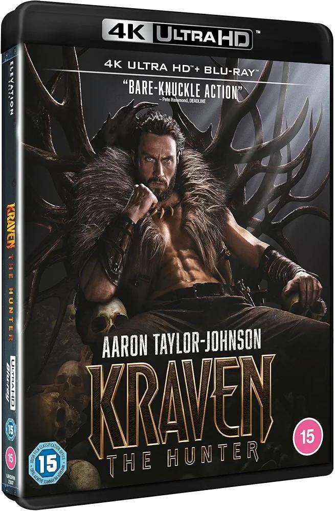 Kraven The Hunter 4K UHD/Ultra HD Blu-Ray UK NLO (Sealed), Cd's en Dvd's, Blu-ray, Nieuw in verpakking, Actie, Ophalen of Verzenden
