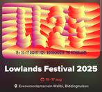 Lowlands ticket camping weekend 2025, Eén persoon, Augustus