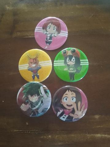 My Hero academia buttons  beschikbaar voor biedingen