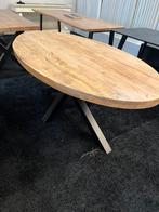 ZOMERACTIE! Ovale Eettafels Mangohout Altijd op Voorraad, Info@savoireinteriors.com, 100 tot 150 cm, 200 cm of meer, Ophalen of Verzenden