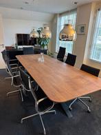 Eiken vergadertafel 120x300 - Zo goed als nieuw, Ophalen