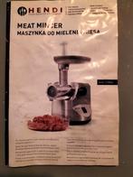 Hendi Gehaktmolen 198, Minder dan 1 liter, Ophalen, Nieuw, 1 snelheid