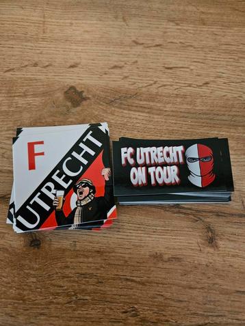FC Utrecht Stickers - Verschillende Designs beschikbaar voor biedingen
