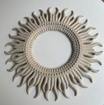 Regency barok vintage zonnespiegel, Minder dan 50 cm, Gebruikt, Rond, Ophalen of Verzenden