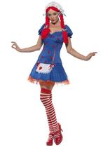 Lappenpop / Ragdoll outfit mt L valt als XL, Carnaval, Fever, Maat 42/44 (L), Nieuw
