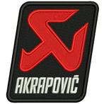 Patch Akrapovic - 83 x 104 mm, Ophalen of Verzenden, Nieuw