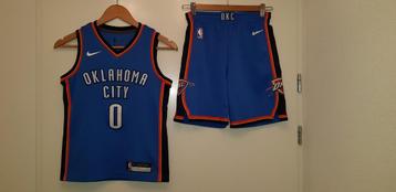 NBA O. City Nike Westbrook basketbal tenue maat S 