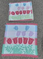 Vintage keukenset van Casador 100% katoen, Ophalen of Verzenden, Gebruikt, Overige kleuren, Theedoek of Handdoek