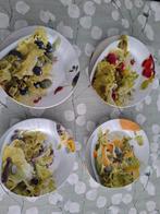 4 nieuw salade bordjes Easy Life, Ophalen of Verzenden, Nieuw, Overige stijlen, Bord(en)