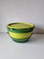 Tupperware microgourmet, Huis en Inrichting, Keuken | Tupperware, Ophalen, Zo goed als nieuw, Groen, Schaal