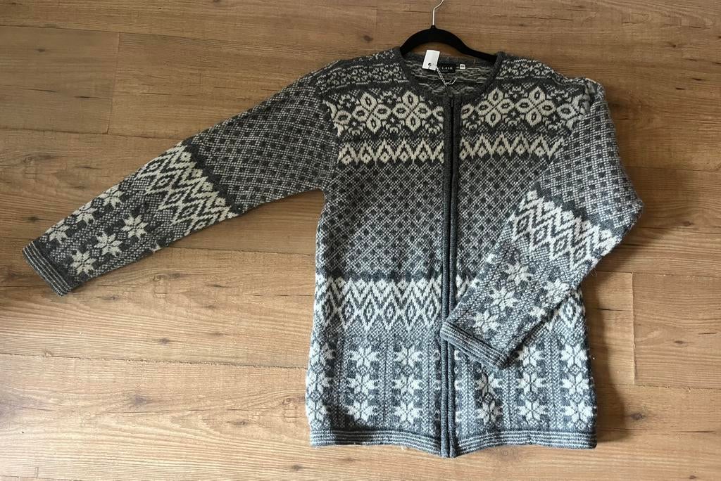 Vintage noors wollen vest s m, Kleding | Dames, Truien en Vesten, Ophalen of Verzenden, Gedragen, Maat 46/48 (XL) of groter