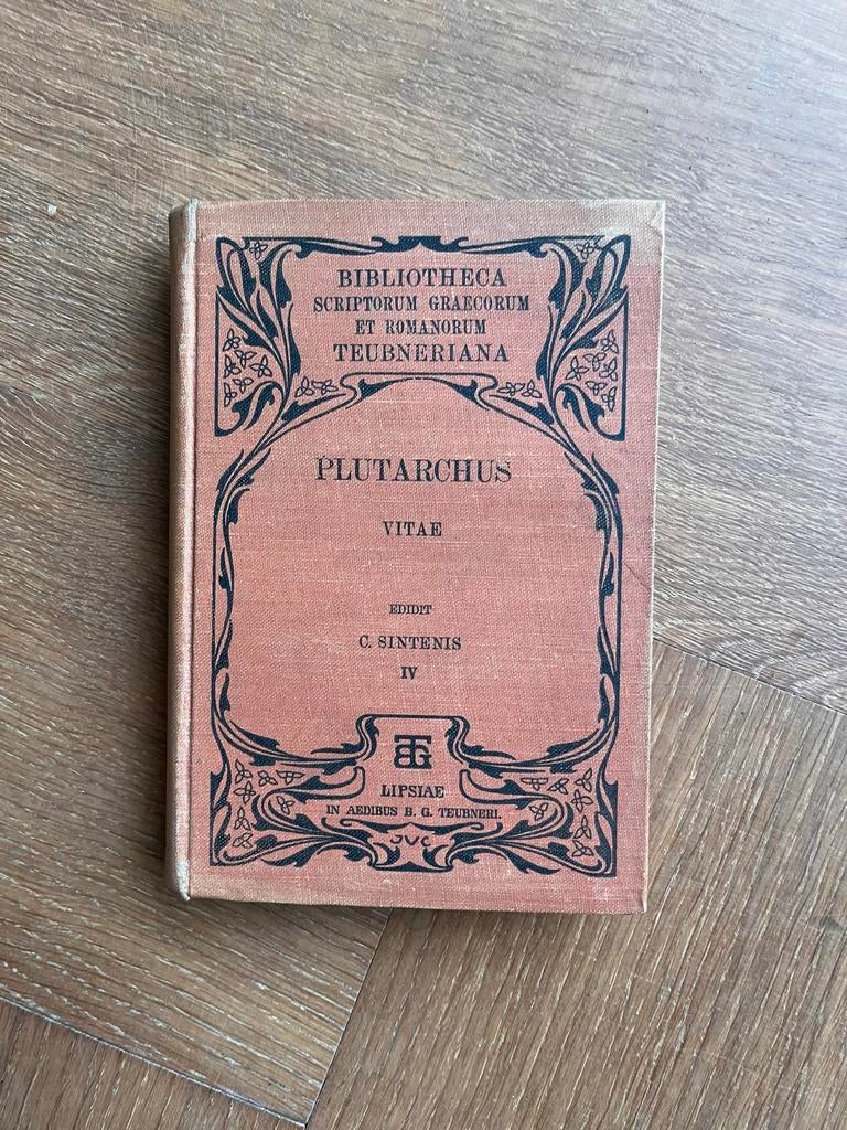 Plutarchus Vitae - Bibliotheca Teubneriana, Ophalen of Verzenden