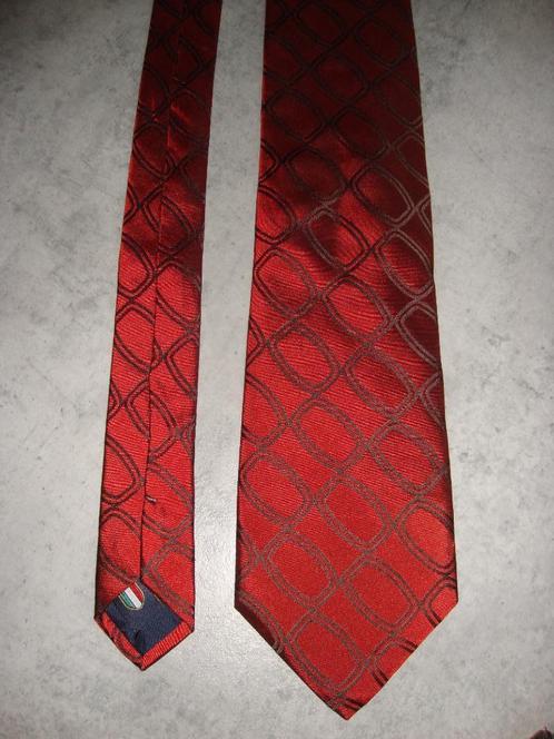 Prachtige Profuomo donkerrood zijden stropdas, Kleding | Heren, Stropdassen, Zo goed als nieuw, Met patroon, Rood, Ophalen of Verzenden