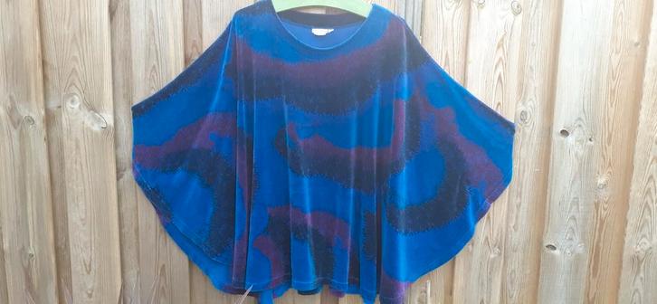 Leuke Cape van Skandika  maat   44  t/m 54, Kleding | Dames, Tops, Gedragen, Maat 46/48 (XL) of groter, Blauw, Ophalen of Verzenden