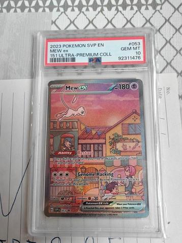 Mew ex 151 UPC #053 PSA10 beschikbaar voor biedingen