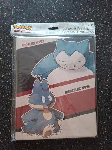 9 pocket pokemon binder Snorlax Munchlax map voor 180 kaarte beschikbaar voor biedingen