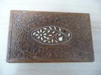 Handgesneden vintage sieradendoos, Antiek en Kunst, Ophalen of Verzenden