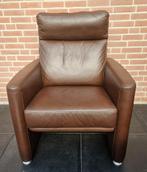 Lederen bankstel (2,5 zits met 3 losse fauteuils), Ophalen, 75 tot 100 cm