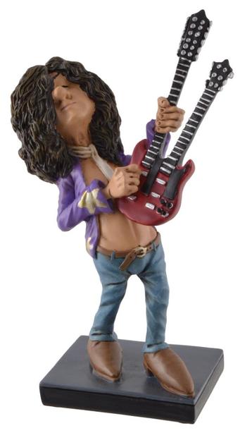 Jimmy Page Led Zeppelin beeldje by Warren Stratford decorati beschikbaar voor biedingen